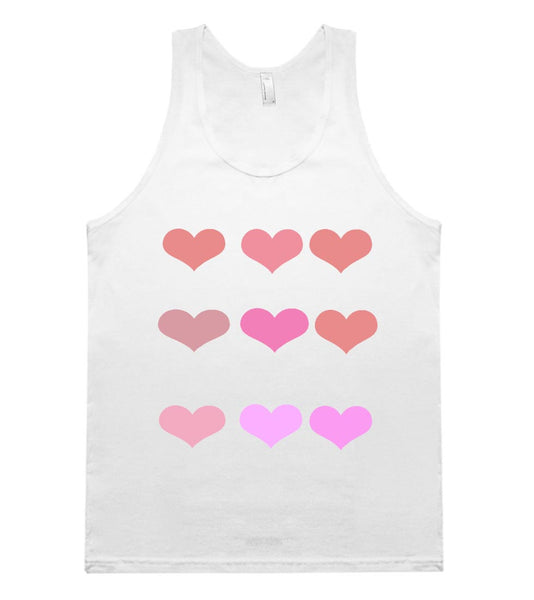 love hearts tank top